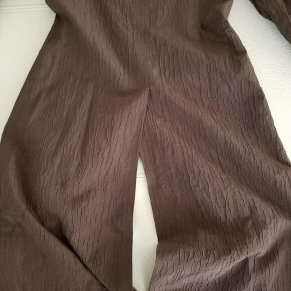 NWT Max Studio Long Fitted Jacket Coat Size 6 (feels like 8) Chocolate Brown - Picture 4 of 5